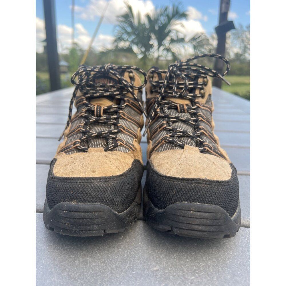 Wrangler Men Steel Toe Oil Resistant Work Boots Size 9.5